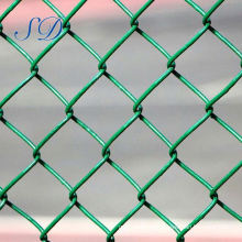 China Green PVC Coated Chain Link Fence